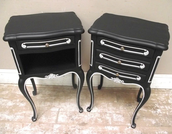 vintage french bedside tables